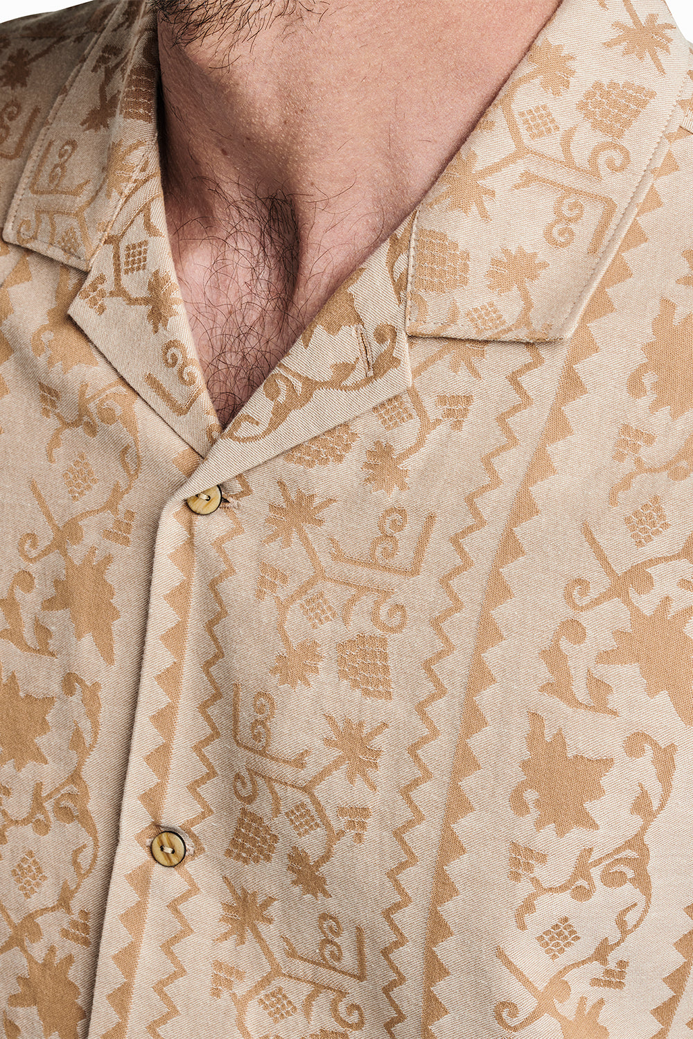 Roark - Gonzo SS Woven - Sarda Almond - Detail