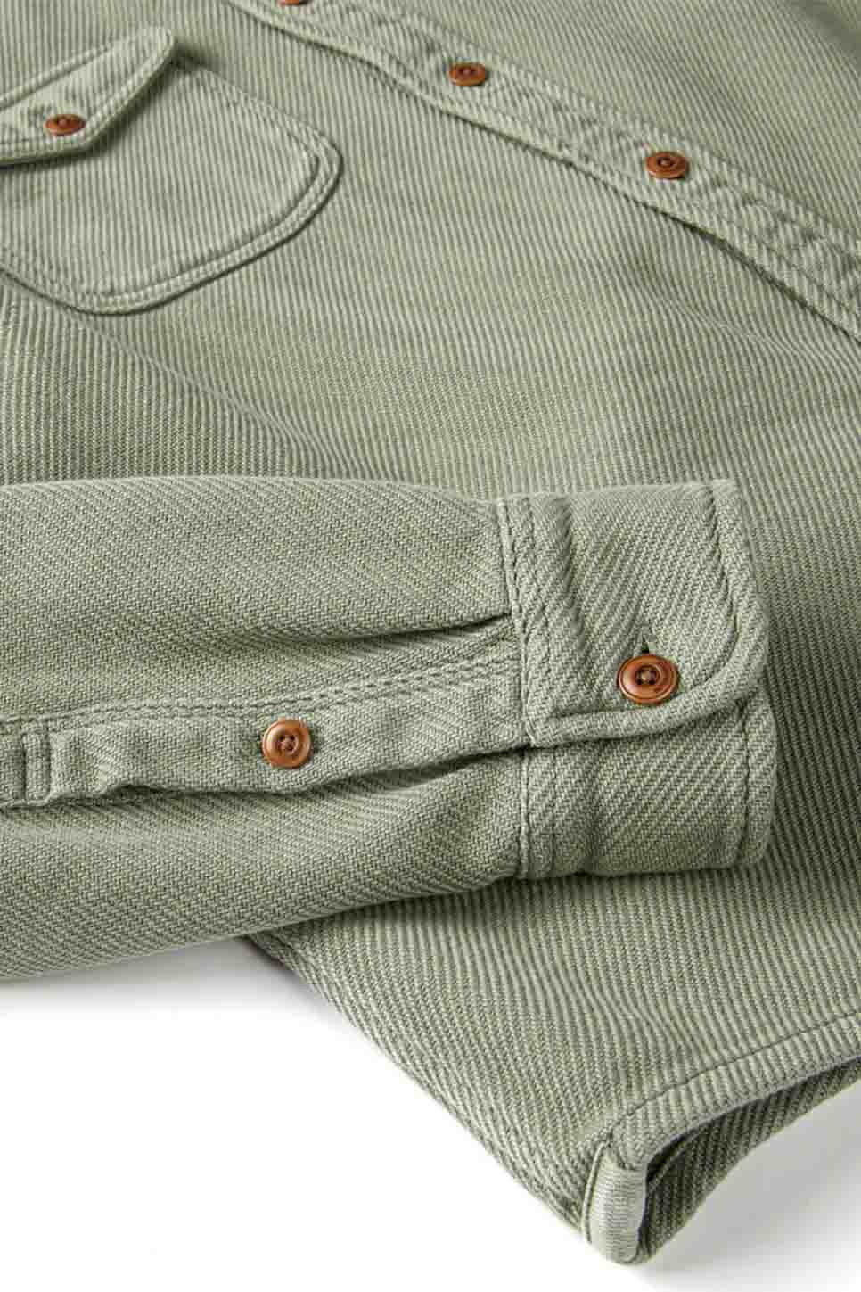 Outerknown - Chroma Blanket Shirt - Off Duty Drab - Sleeve
