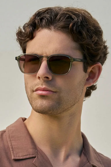 WMP Francis in Sage Green/Brown — Lifestyle view