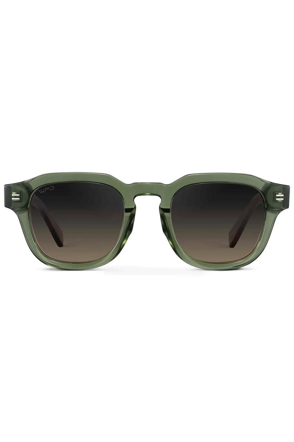 WMP Nelson in Crystal Agave Green/Grey Brown — Front view