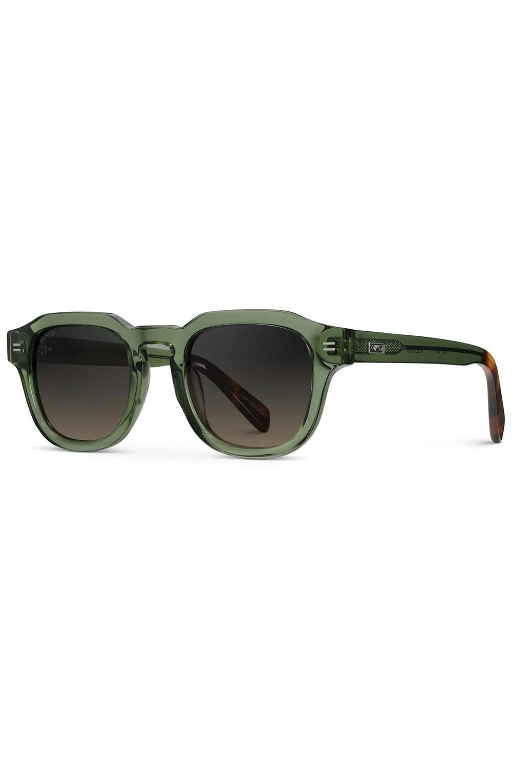 WMP Nelson in Crystal Agave Green/Grey Brown — Profile view
