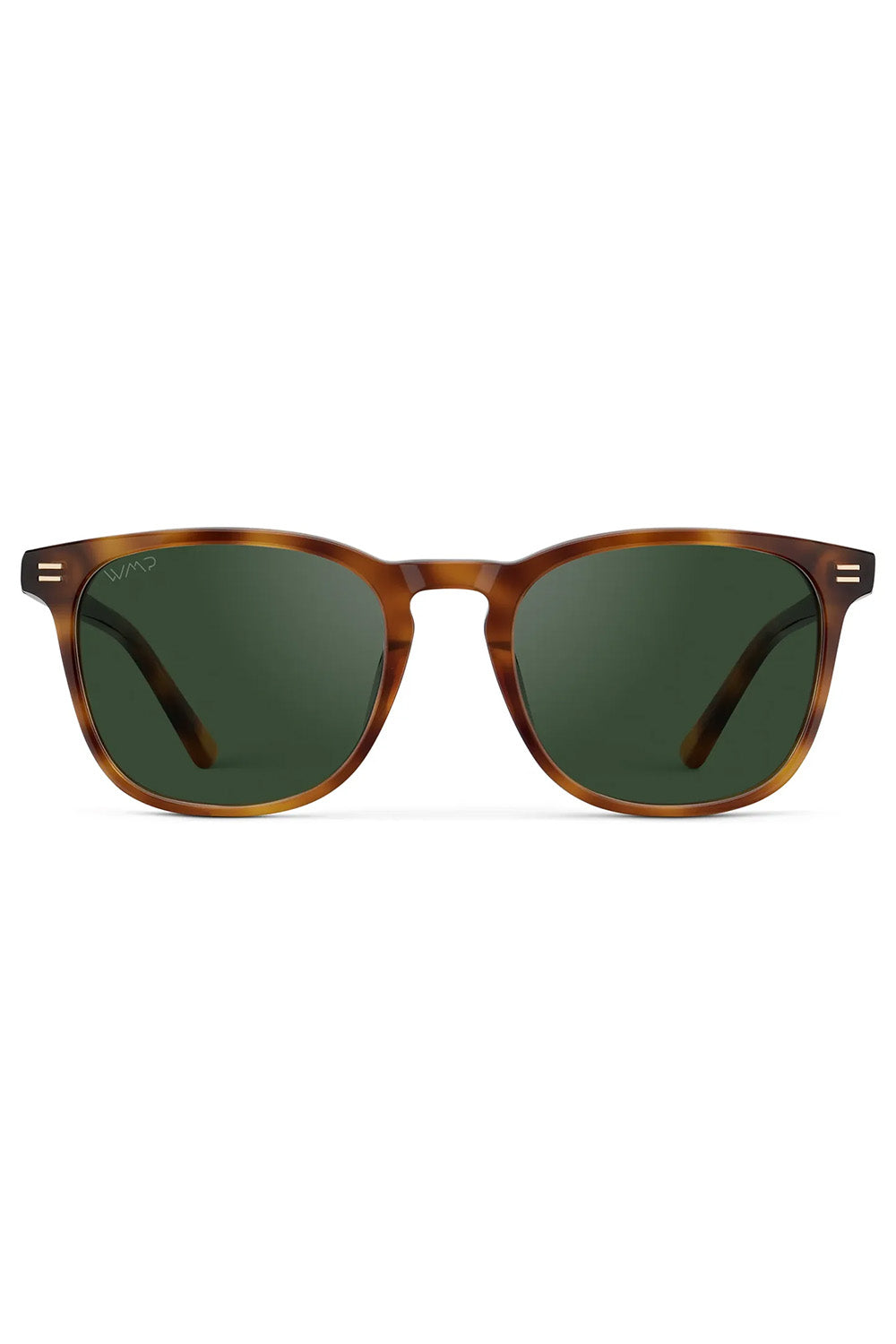 WMP Nick in Saddlewood Tort/Smoke Green — Front view