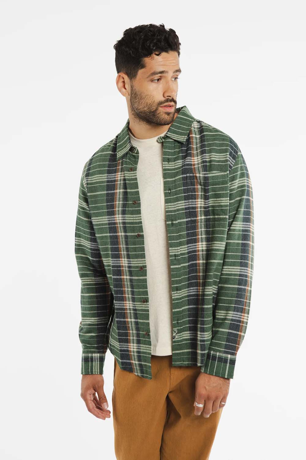 Bridge & Burn - Jude Shirt - Arcadia Plaid - Profile