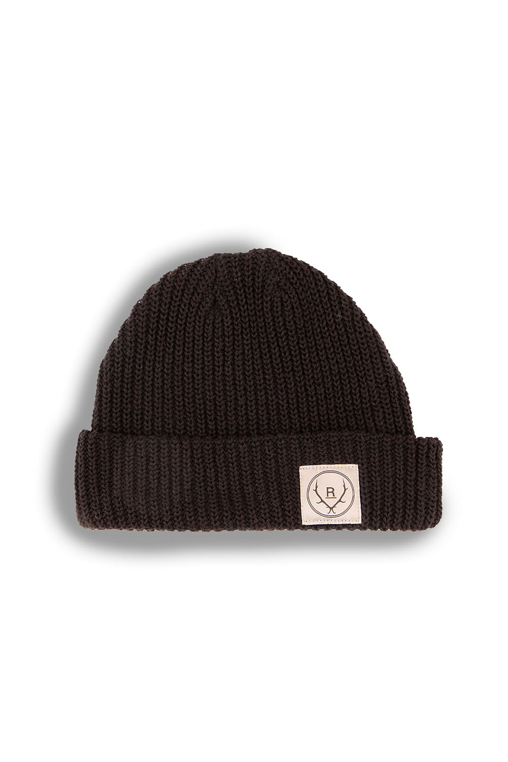 REVOLVR - Fisherman Box Label Beanie - Black
