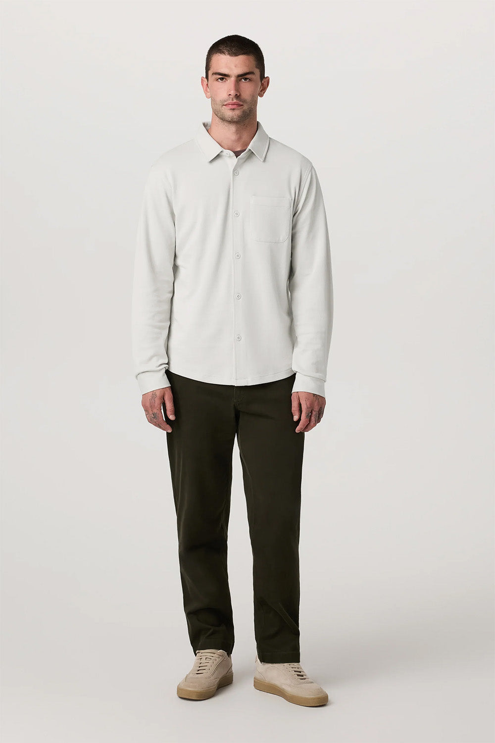 Vuori JEFFREYS OVERSHIRT Heather Grey