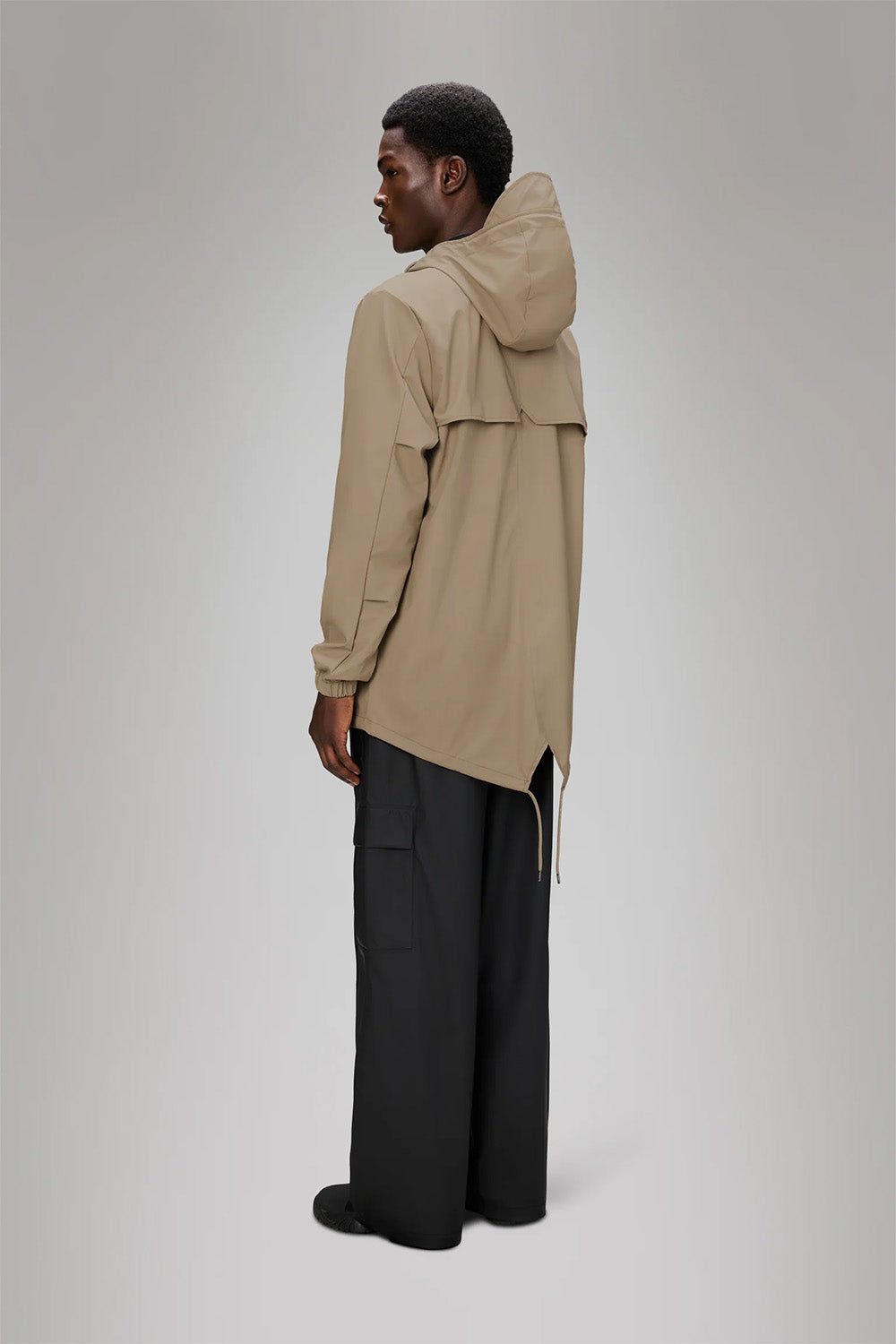 RAINS FISHTAIL JACKET Beige Back