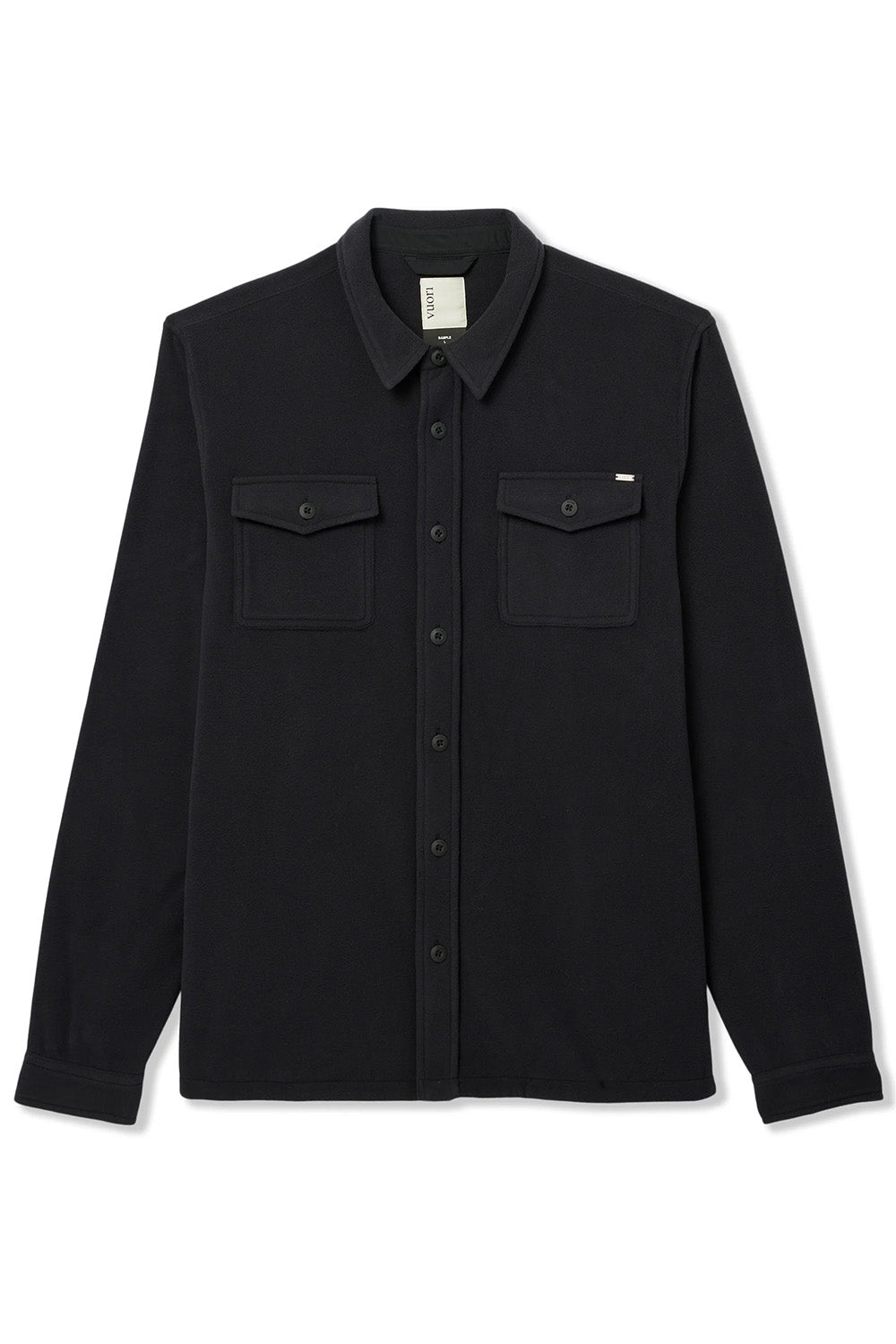 Vuori - Aspen Shirt Jacket - Black - Flatlay