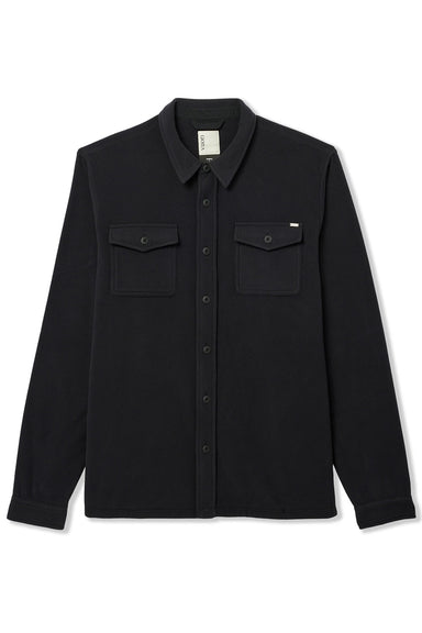 Vuori - Aspen Shirt Jacket - Black - Flatlay