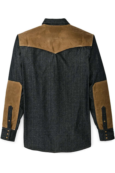 wrangler x filson wild adventure shirt indigo back