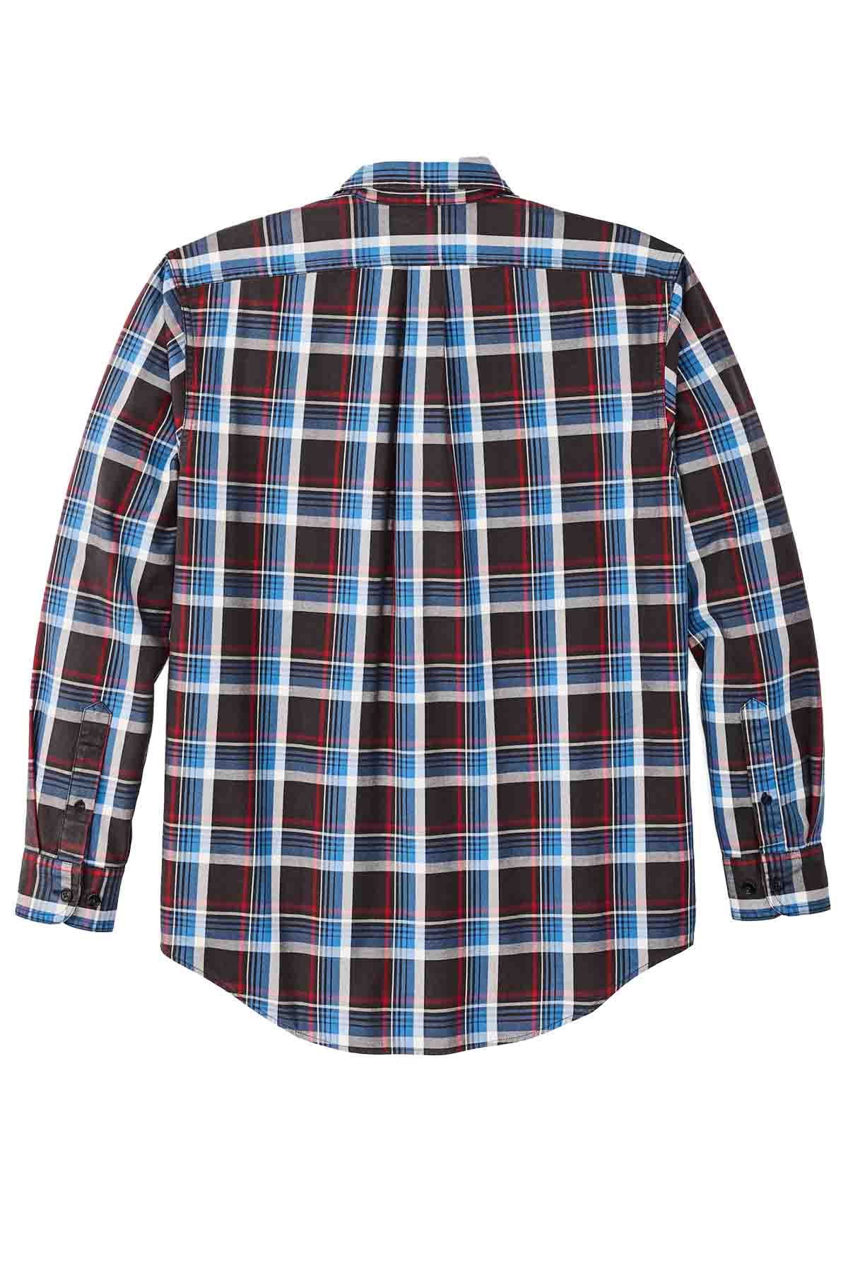 Filson - Light Weight Alaskan Guide Shirt - Glacier Blue Plaid - Back