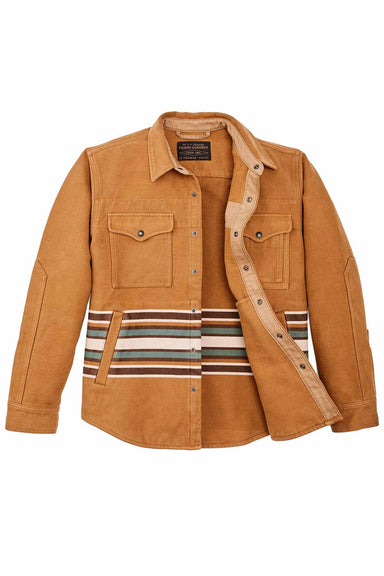Filson - Beartooth Jac-Shirt - Golden Brown Multi Stripe - Inside