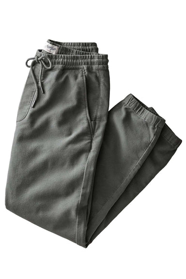 Marine Layer Saturday Favorite Jogger in Olive — Flatlay view