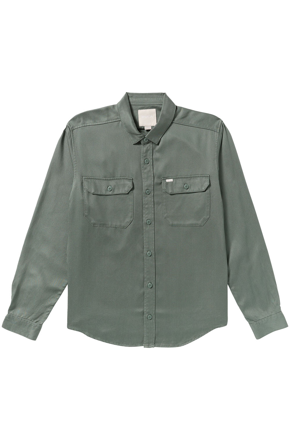 RVCA VACANCY UTILITY LS Jade Flatlay