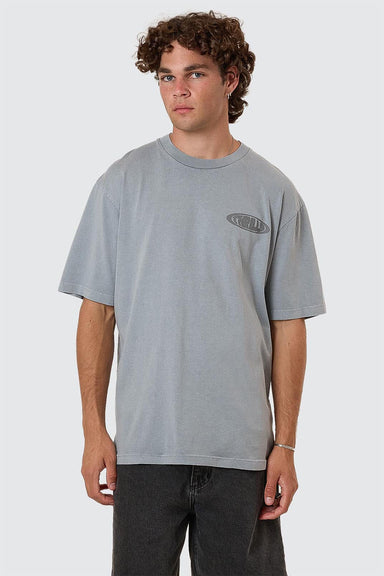 Thrills SHADOWLESS OVERSIZE TEE Smog Front