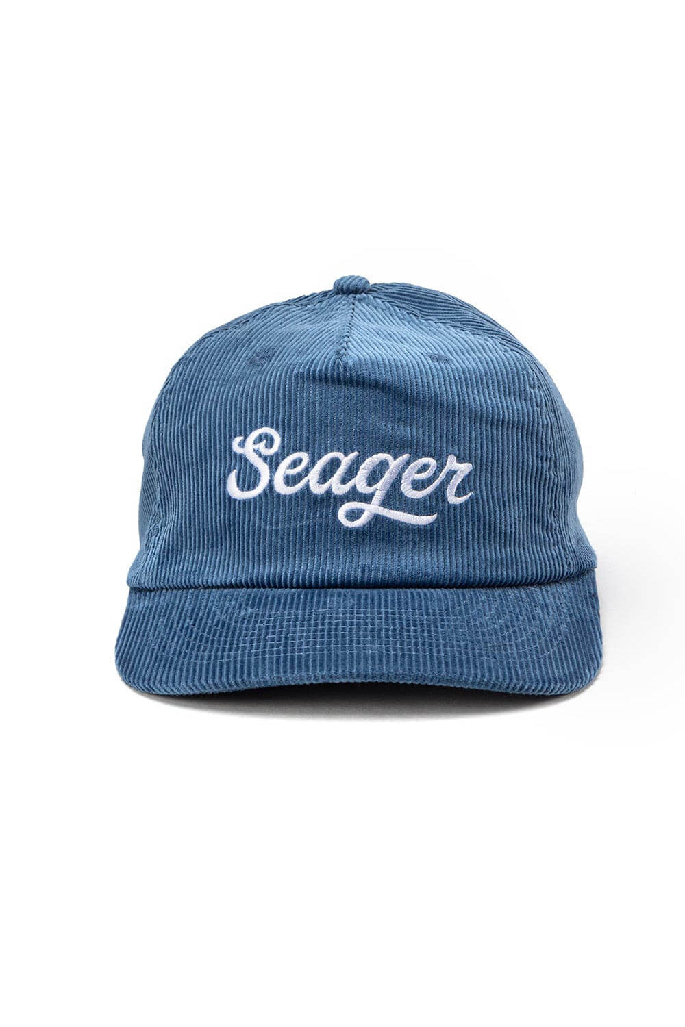 Seager - Big Corduroy Snapback - Blue - Front