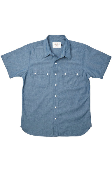 Freenote Cloth - Modern Western SS - Chambray - Front