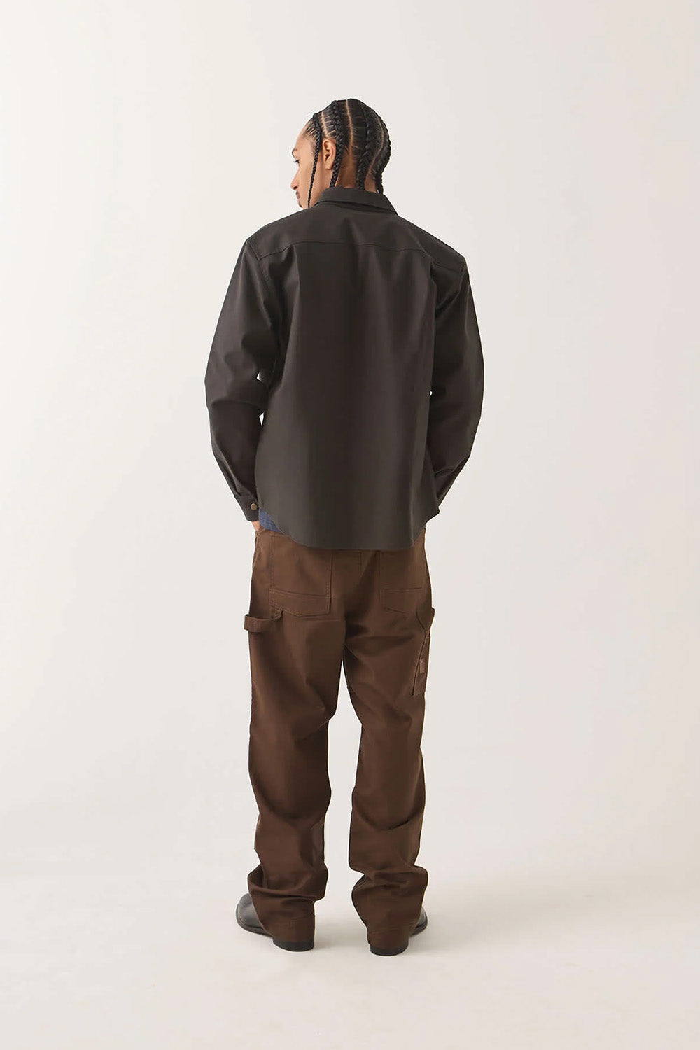 Brixton - Builders Carpenter Pant - Walnut Brown - Model Back