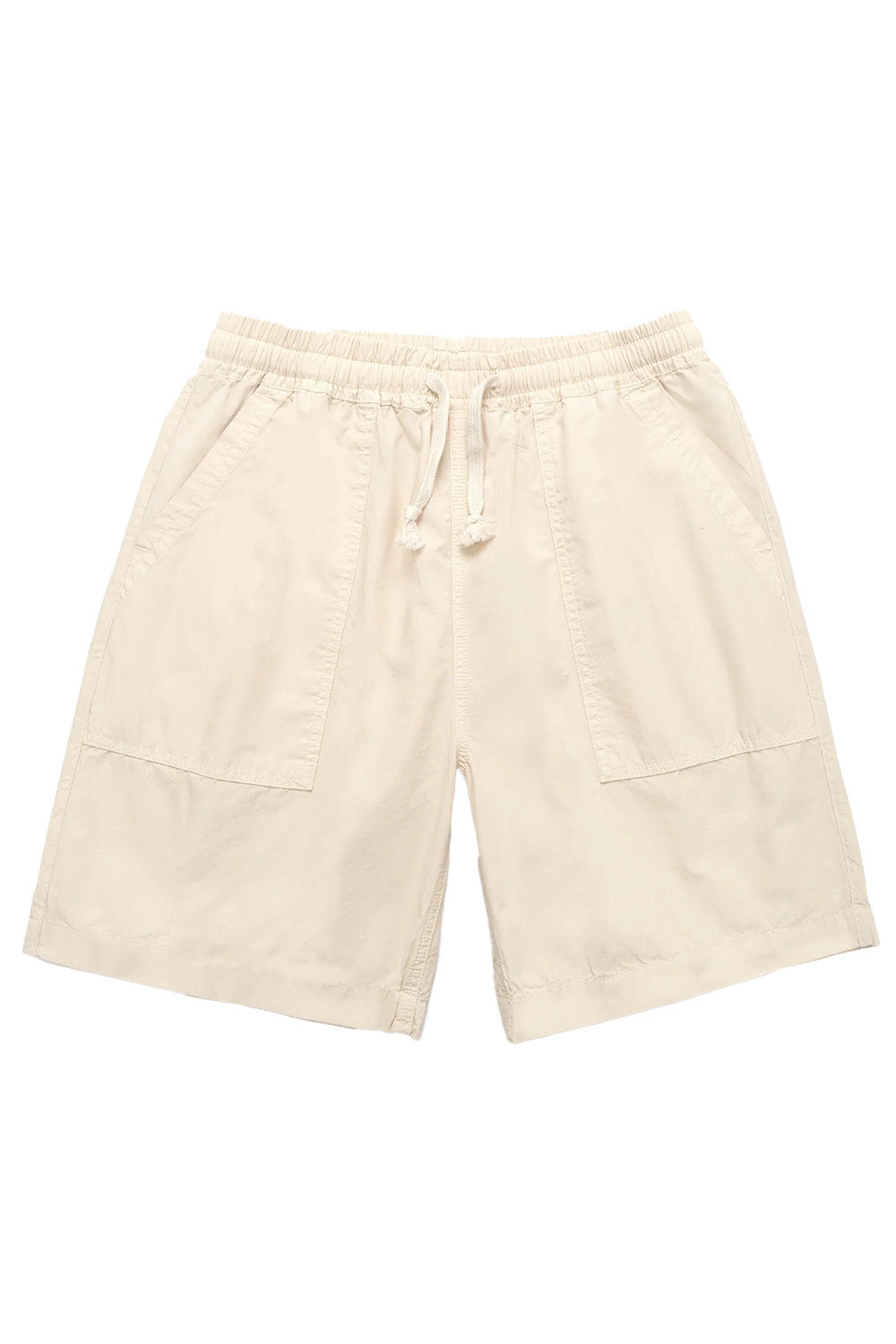 Service Works - Poplin Chef Shorts - White Oak - Front