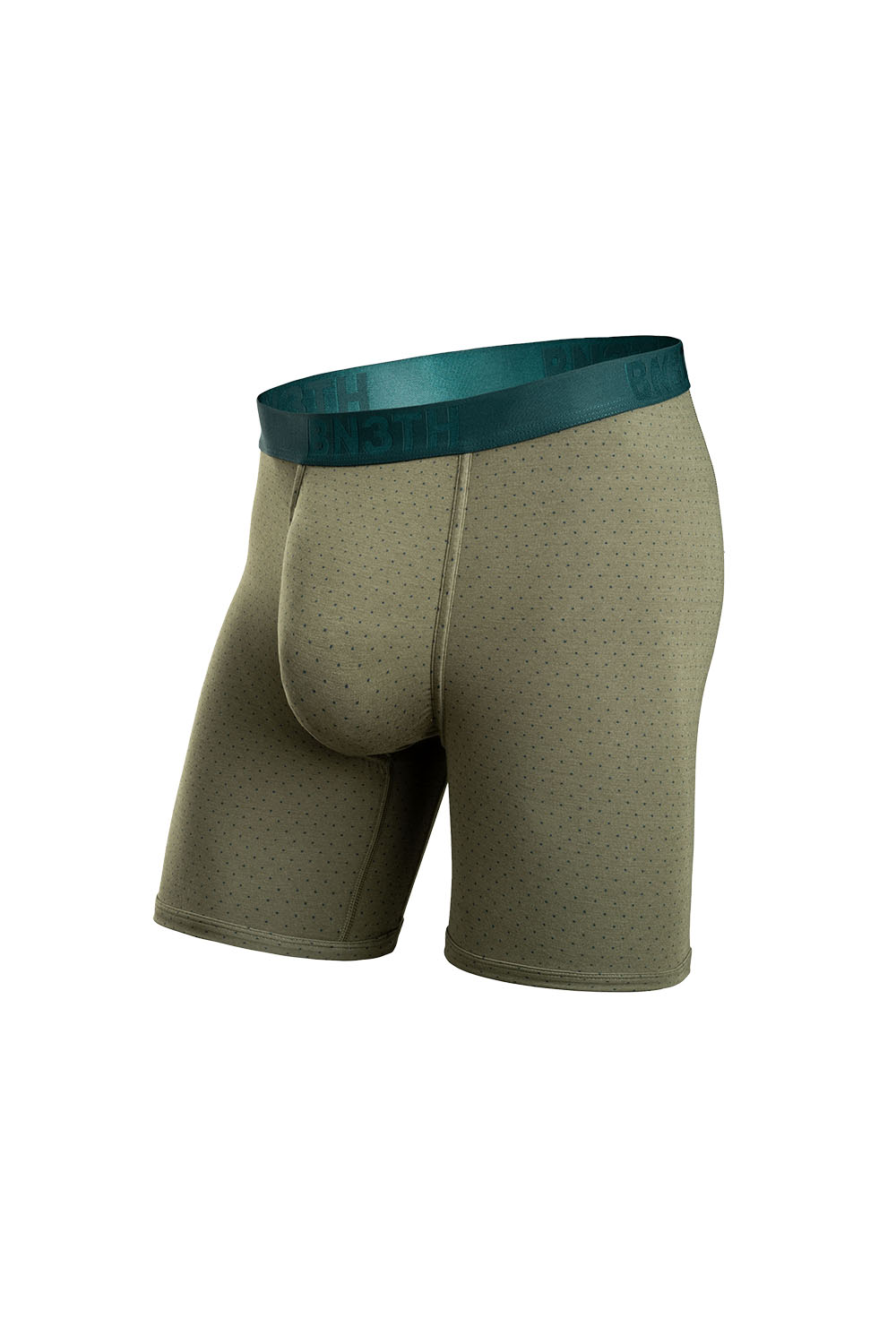 BN3TH - Classic Boxer Brief with Fly - Micro Dot Pine - Front