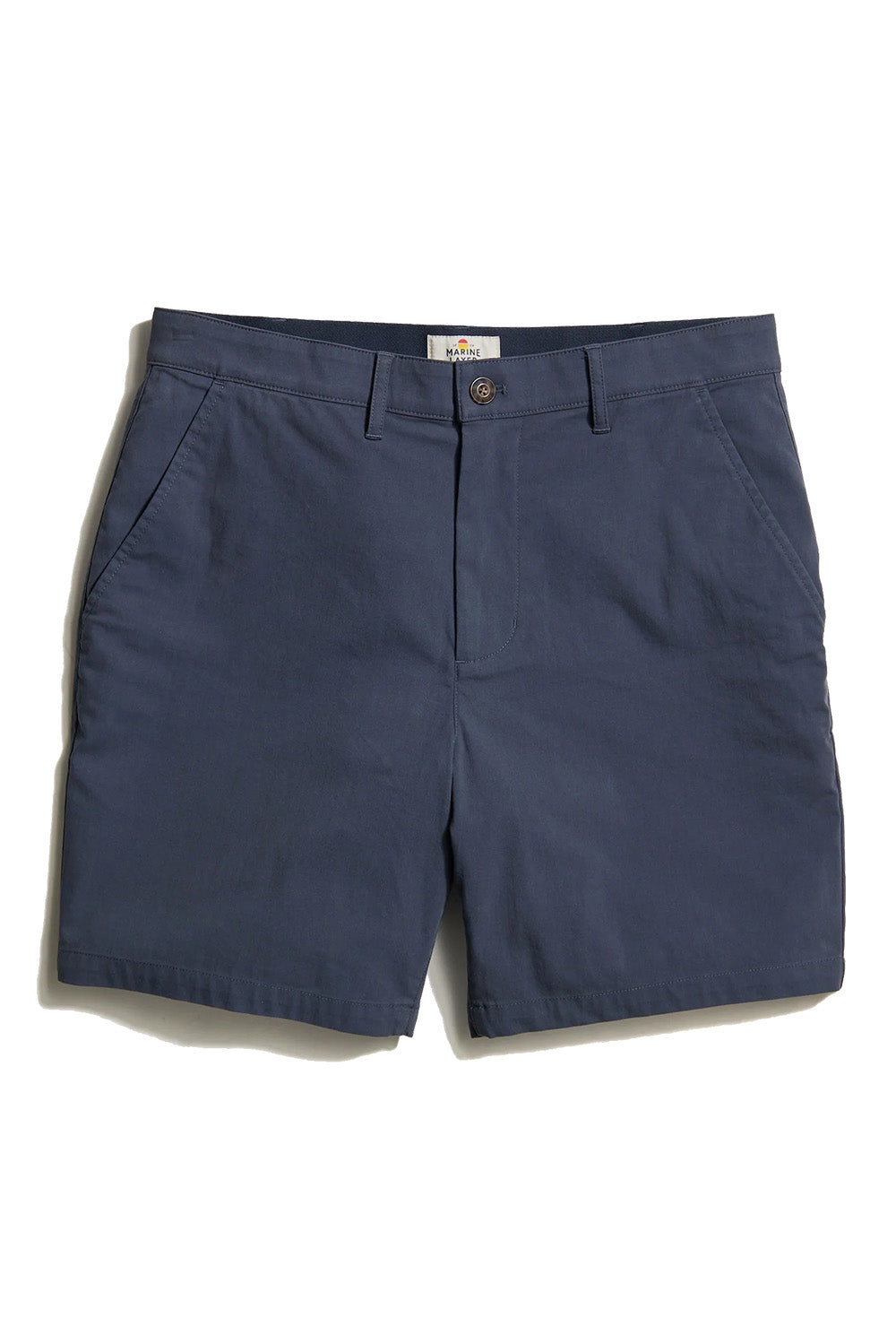 Marine Layer - Breeze Chino Short 7" - India Ink - Flatlay