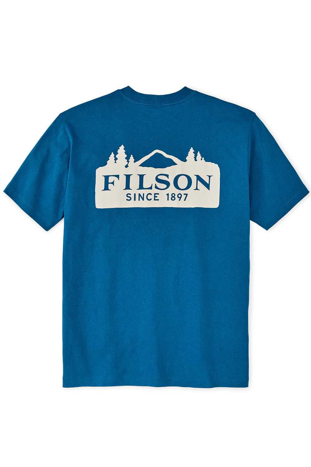 Filson - Frontier Logo T-Shirt - Sapphire - Back