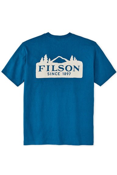 Filson - Frontier Logo T-Shirt - Sapphire - Back