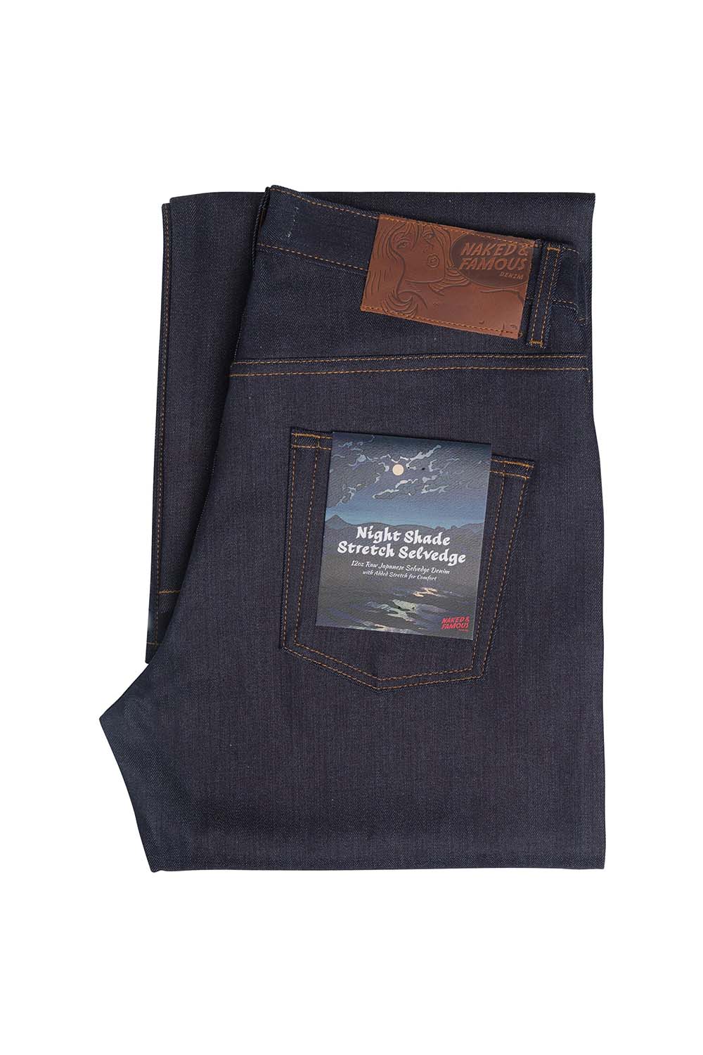 Naked & Famous - Strong Guy - Nightshade Stretch - Flatlay