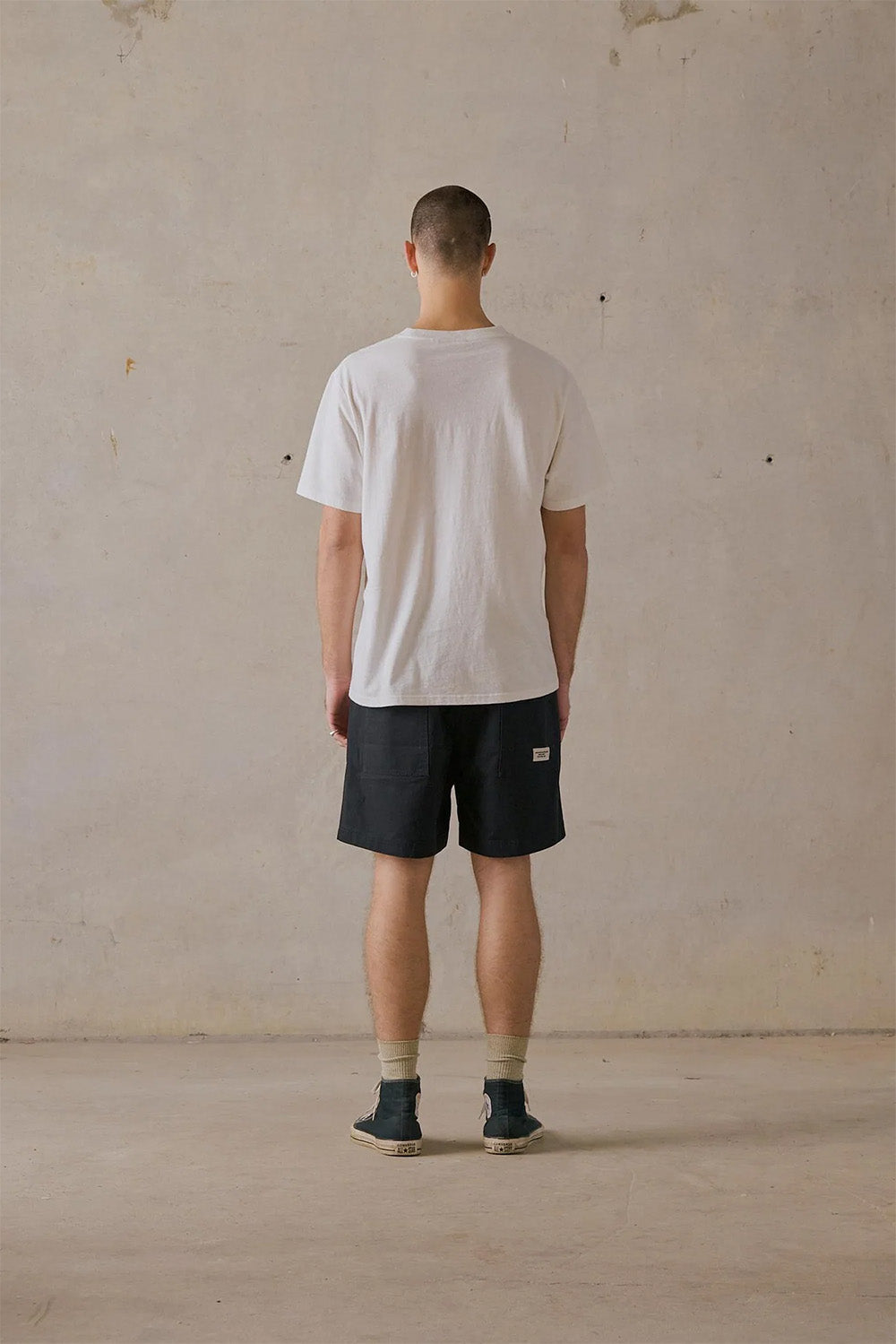 McTavish - Twill Shorts - Black - Back