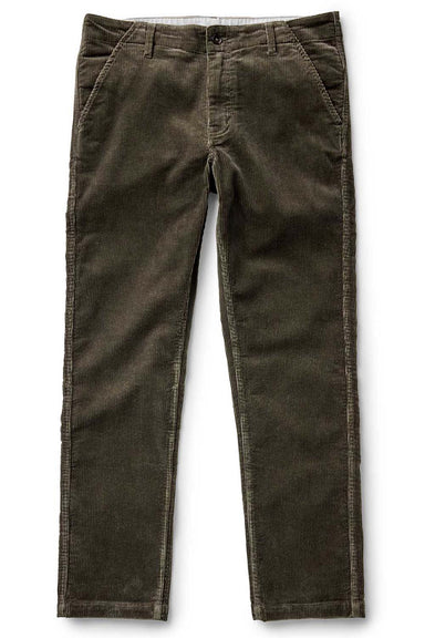 Taylor Stitch THE CARNEGIE PANT Fatigue Olive Corduroy Flatlay