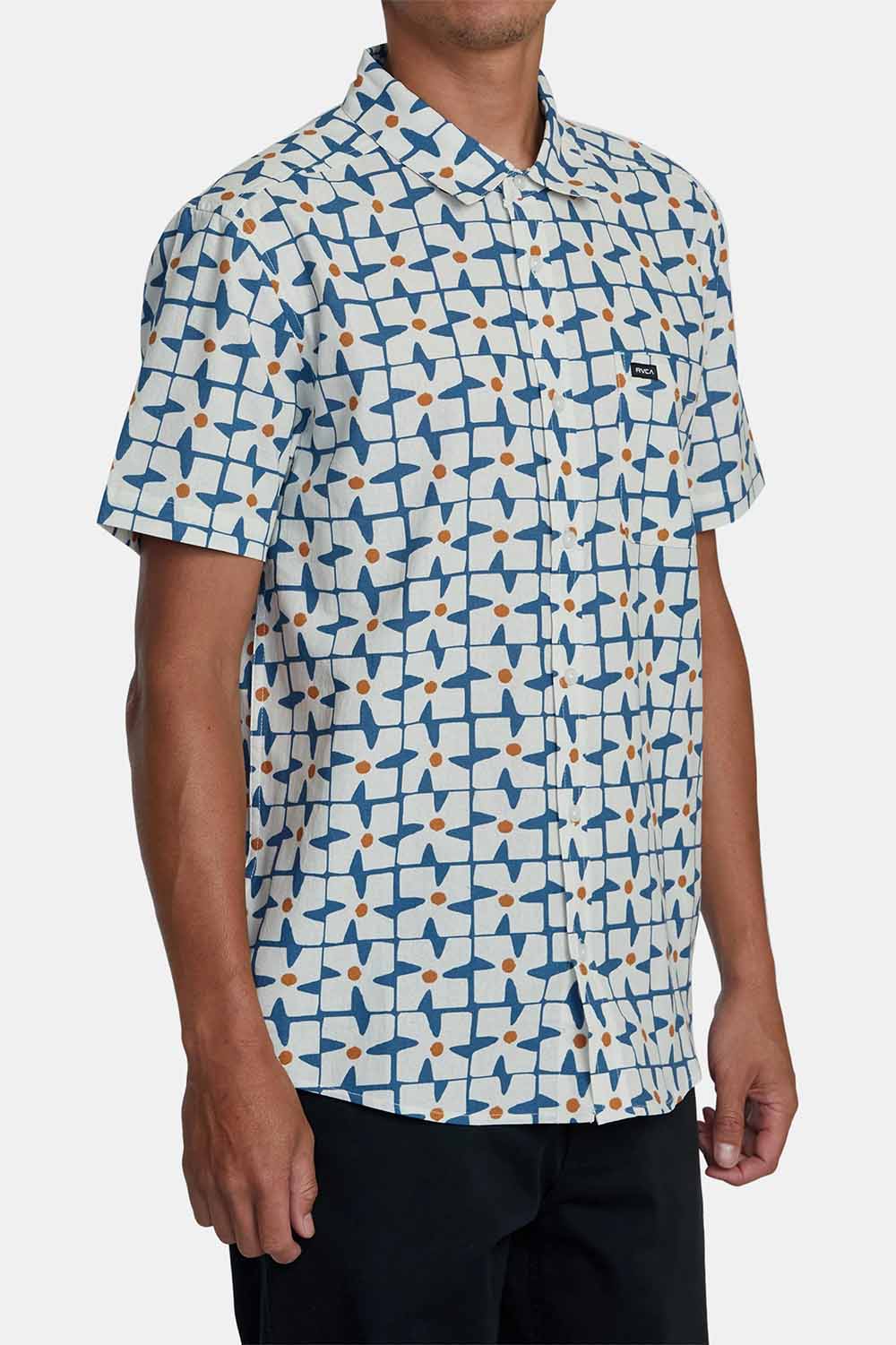 RVCA - Vacationist SS - Cool Blue - Side