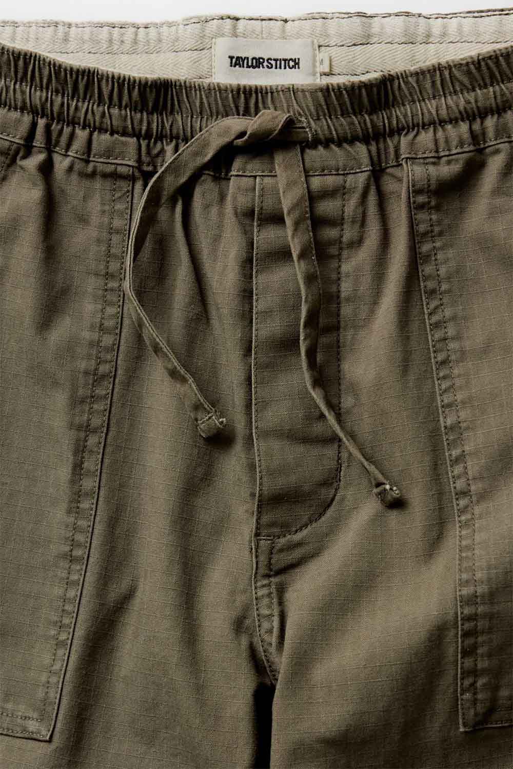 Taylor Stitch - The Breakwater Pant - Mushroom Ripstop - Detail