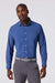 Mizzen + Main - Leeward LS - Cobalt Jared Grid - Front