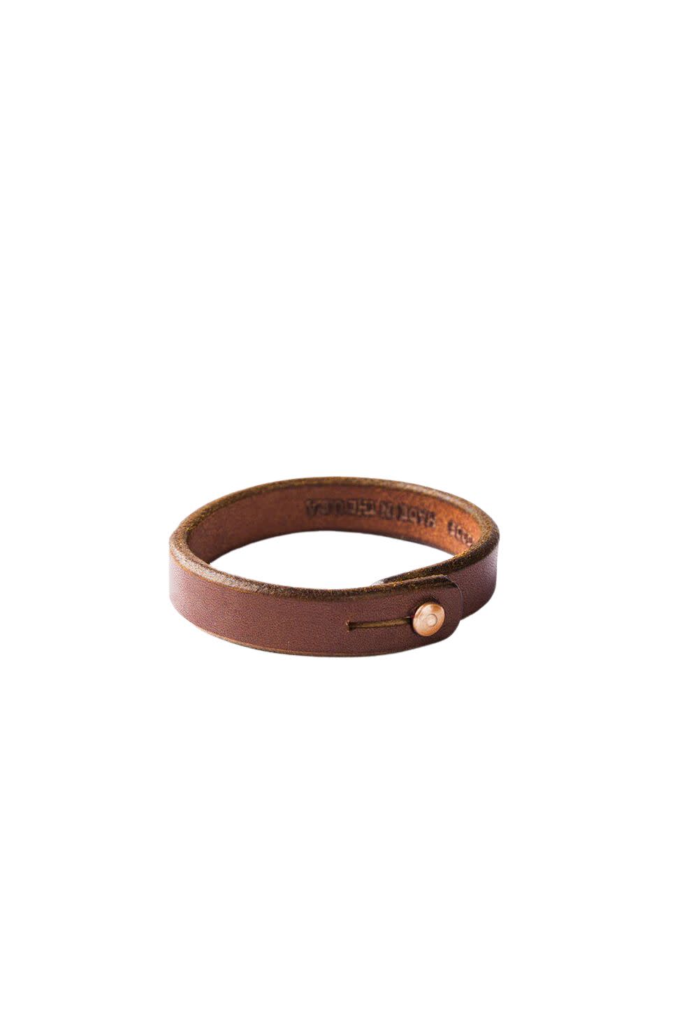 Tanner Goods - Single Wristband - Cognac