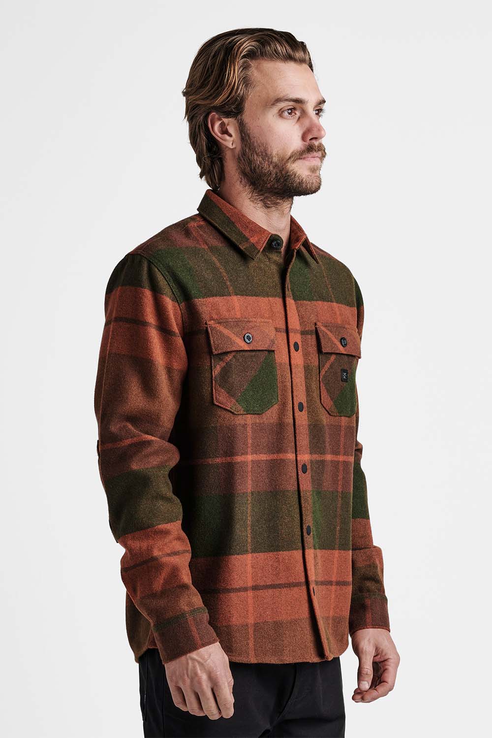 Roark - Nordsman Flannel LS - Military - Side