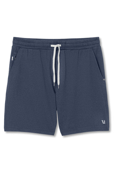 Vuori - Ponto Performance Short - Azure Heather - Flatlay