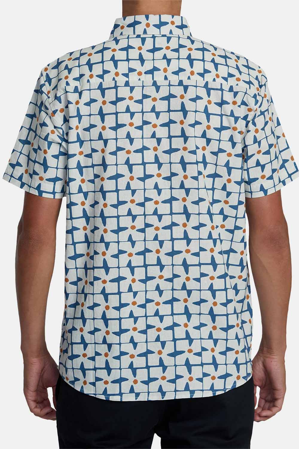 RVCA - Vacationist SS - Cool Blue - Back
