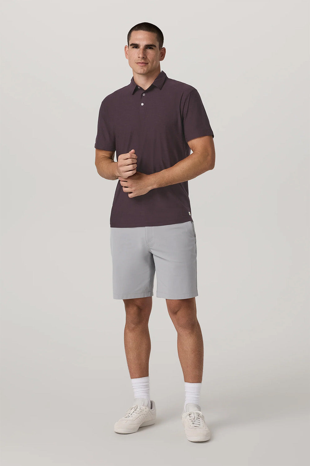 Vuori STRATO TECH POLO Raisin Heather 