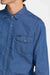 RVCA Denim Days Shirt in Indigo — Detail-1 view