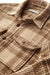 Outerknown - Cloud Weave Shirt - Tawny Wood Sea Mist Plaid - Collar
