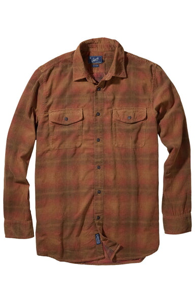 Grayers - Jeremiah Vintage Cord Shirt - Rubber Plaid - Flatlay