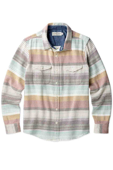 Outerknown - Blanket Shirt - Cloud Sonoran Stripe - Flatlay