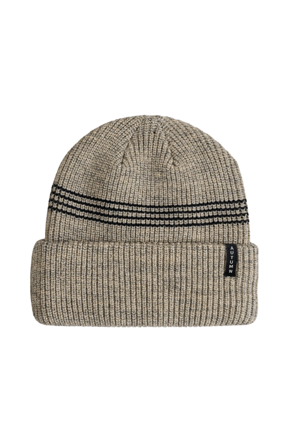 Autumn - Select Mini Stripe Beanie - Cream - Front