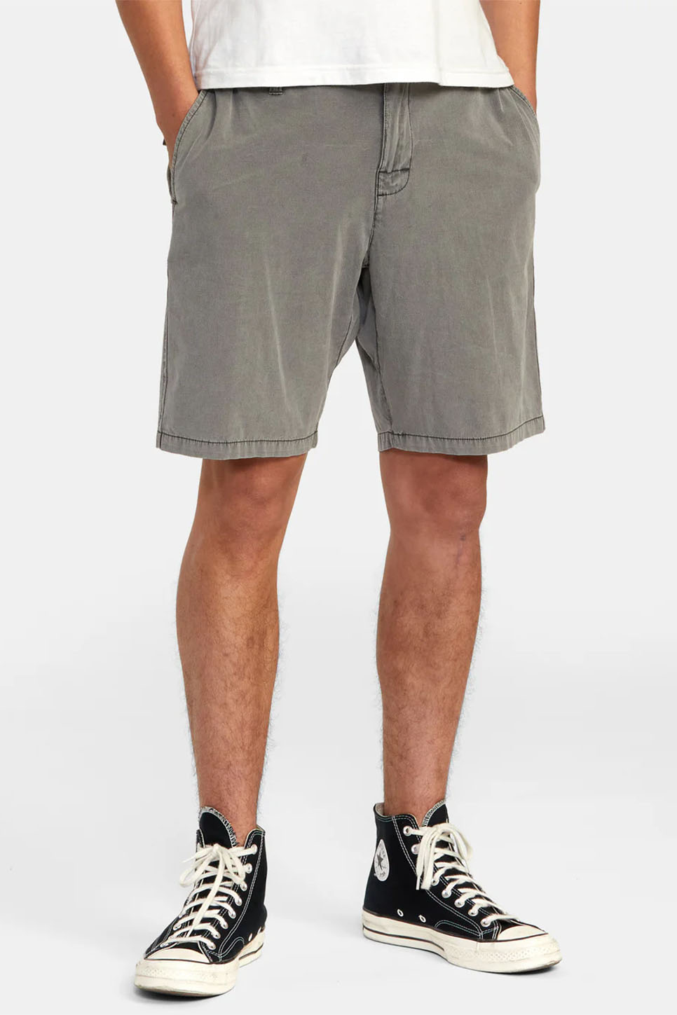RVCA - All Time Coastal Rinsed - Pirate Black - Front