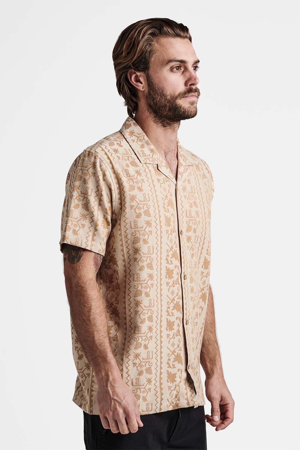 Roark - Gonzo SS Woven - Sarda Almond - Side