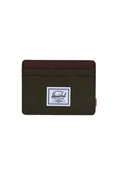 Herschel - Charlie Cardholder - Ivy Green/Chicory Coffee - Front