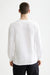 Scotch & Soda - SLUB HENLEY LS - Bright White - Back