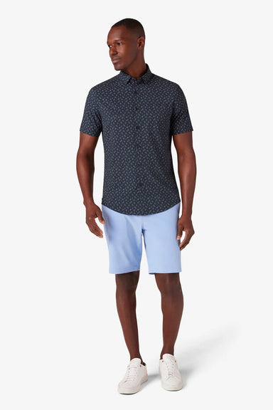 Mizzen + Main - Leeward SS - Navy Multi Leaf - Front
