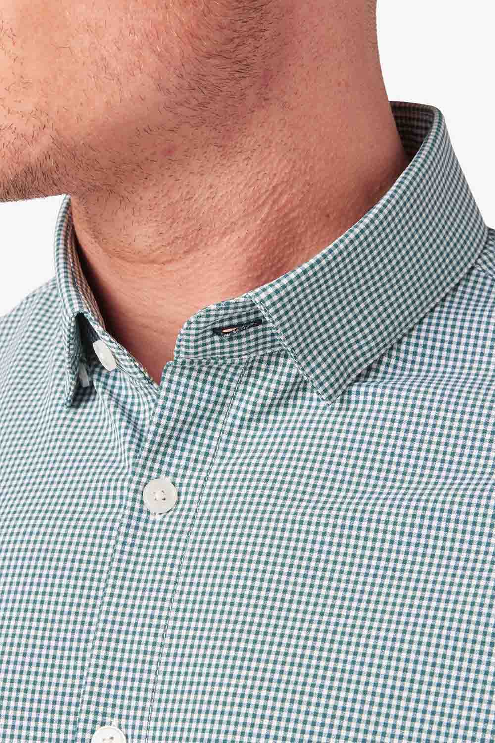 Mizzen + Main - Leeward LS - Balsam Stratford Check - Detail