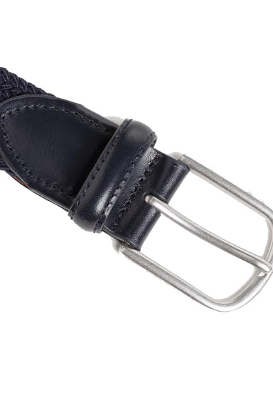 Mizzen + Main - Braided Belt - Navy Solid - Detail