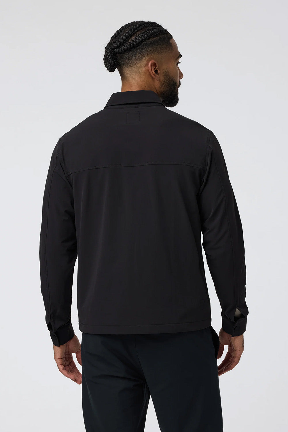 Vuori - Lawson Tech Shirt Jacket - Black - Back
